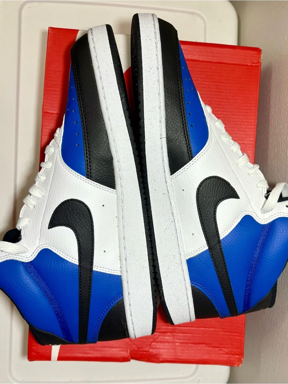 Brand New Nike Court Vision Mid Game Royal size 10.5
